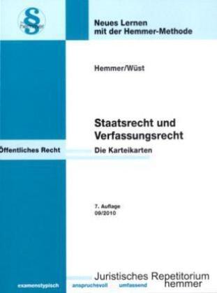 Staats- und Verfassungsrecht: Karteikarten