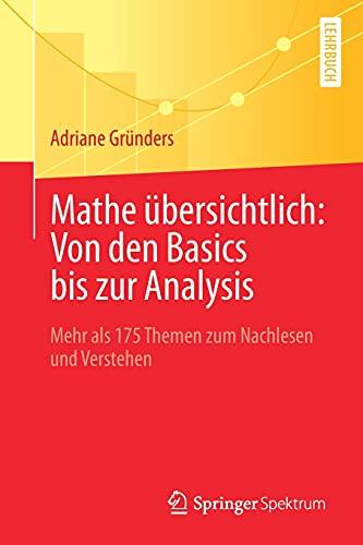 Mathe übersichtlich: Von den Basics bis zur Analysis: Mehr als 175 Themen zum Nachlesen und Verstehen