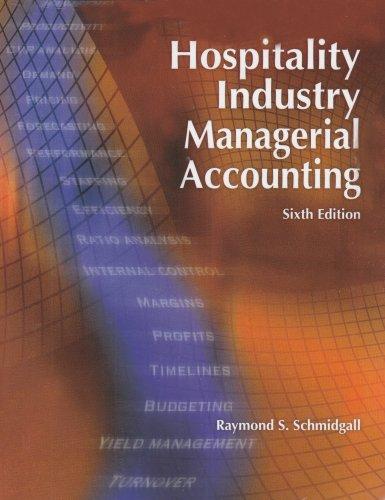 Hospitality Industry Managerial Accounting