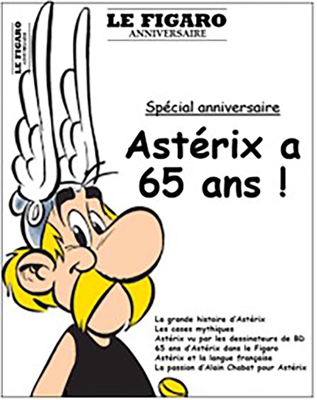 Le Figaro histoire, hors-série. Astérix : un mythe français : 65 ans d'aventures, par Toutatis !