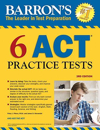 Barron's 6 ACT Practice Tests