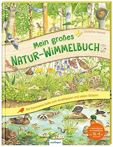 Mein großes Natur-Wimmelbuch: Mit Panorama-Ausklappseite und vielen Stickern