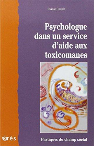 Psychologue dans un service d'aide aux toxicomanes