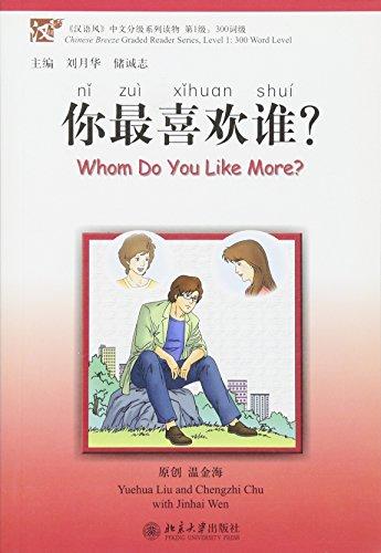 Chinese Breeze Graded Reader Series: Level 1: 300 Word Level - Whom Do You Like More? [+MP3-CD]