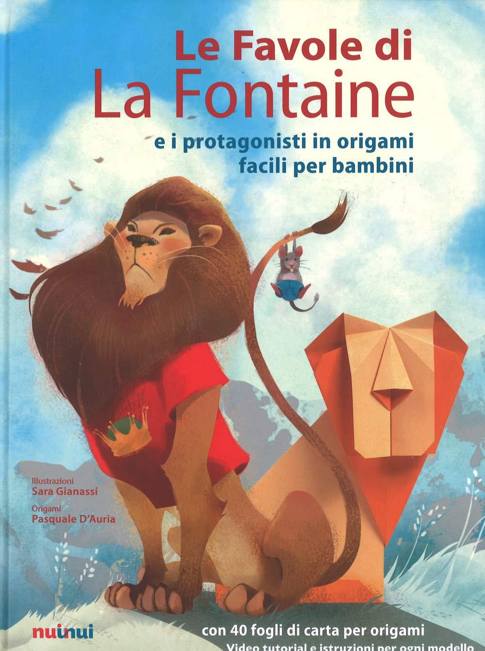 Le favole di La Fontaine e i protagonisti in origami facili per bambini