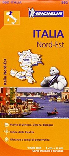 Italy North East Map (Michelin Regional Map)