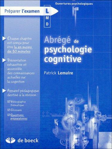 Abrégé de psychologie cognitive