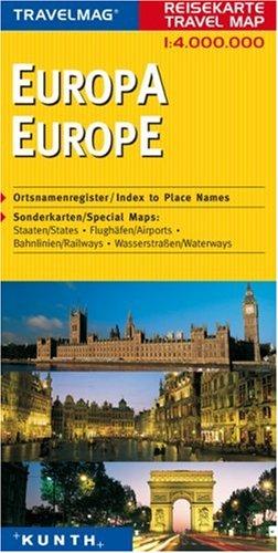 Reisekarte : Europa