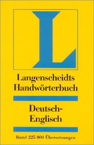 Langenscheidts Handwörterbuch, Deutsch-Englisch