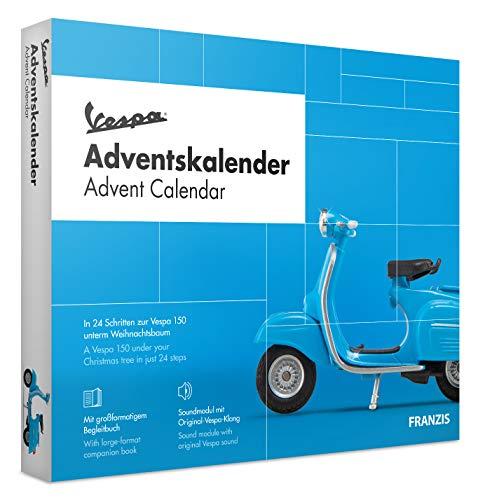 FRANZIS Vespa Adventskalender | In 24 Schritten zur Vespa 150 unterm Weihnachtsbaum | Ab 14 Jahren