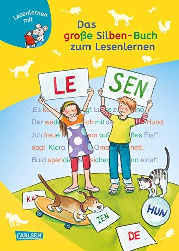 LESEMAUS zum Lesenlernen Sammelbände: Das große Silben-Buch zum Lesenlernen: Extra Lesetraining – Lesetexte mit farbiger Silbenmarkierung