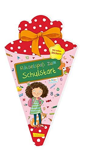 Schlau für die Schule: Rätselspaß zum Schulstart mit Stickern (Schultüte 2023 rosa): Malen und rätseln für den Schulstart (Schultüte rosa) | Malen, ... - als Geschenk für den ersten Schultag