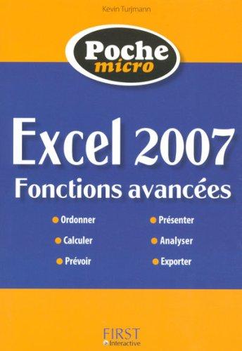 Excel 2007 : fonctions avancées