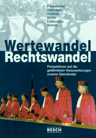 Wertewandel, Rechtswandel