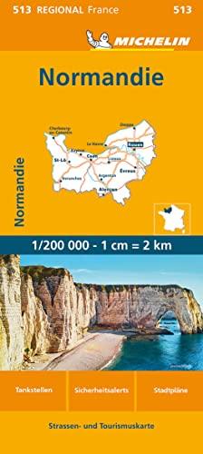 Michelin Normandie: Straßen- und Tourismuskarte 1:200.000 (MICHELIN Regionalkarten)