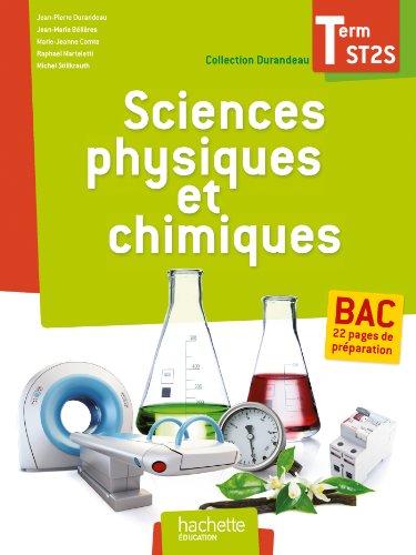 Sciences physiques et chimiques, terminale ST2S