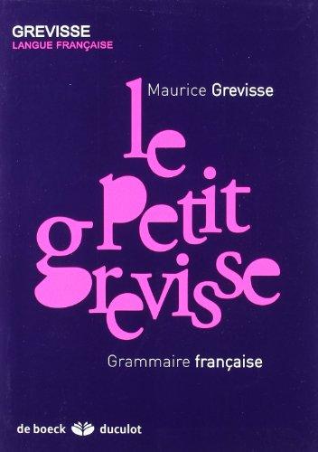 Le petit Grevisse : grammaire française