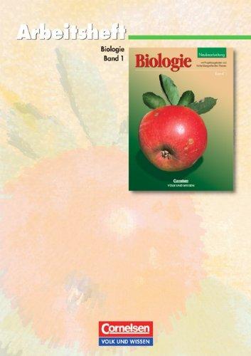 Biologie - Ausgabe Volk und Wissen - Östliche Bundesländer: Biologie Band 1, Neubearbeitung 2002, Arbeitsheft: Klassen 5 und 6