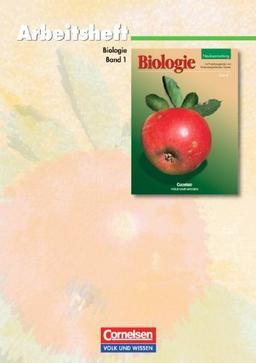 Biologie - Ausgabe Volk und Wissen - Östliche Bundesländer: Biologie Band 1, Neubearbeitung 2002, Arbeitsheft: Klassen 5 und 6