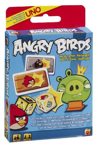 Mattel W3969 - Mattel Spiele - Angry Birds Kartenspiel, basierend auf der beliebten App