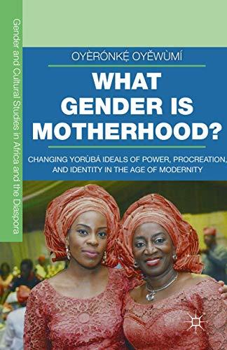 What Gender is Motherhood?: Changing Yoruba Ideals of Power, Procreation, and Identity in the Age of Modernity: Changing Yorùbá Ideals of Power, ... Cultural Studies in Africa and the Diaspora)