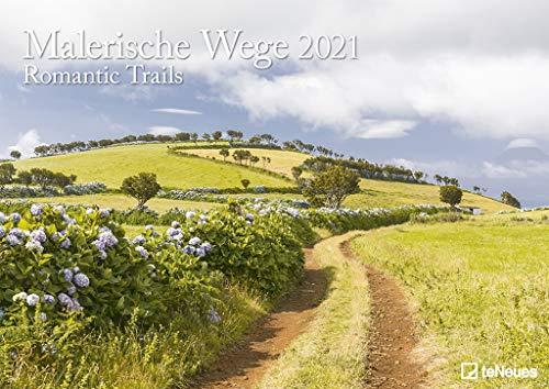 Malerische Wege 2021 - Wand-Kalender - 42x29,7 - Natur: Romantic Trails