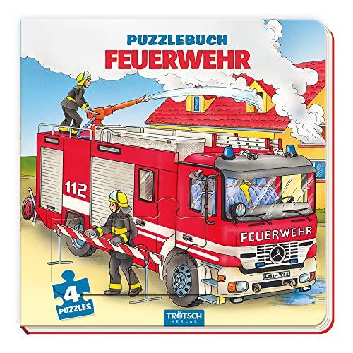 Trötsch Pappenbuch Puzzlebuch Feuerwehr: Beschäftigungsbuch Entdeckerbuch Puzzlebuch