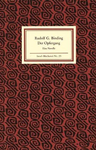 Der Opfergang: Eine Novelle (Insel-Bücherei)