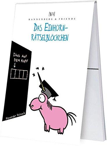 Das Einhorn - Rätselblöckchen (Spieleblöckchen)