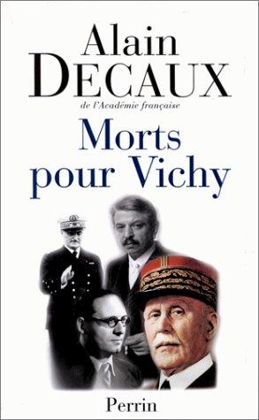 Morts pour Vichy