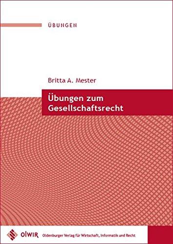 Übungen zum Gesellschaftsrecht