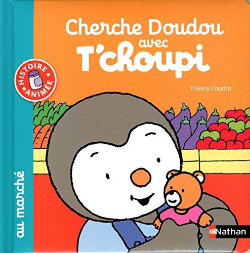 Cherche Doudou avec T'choupi. Au marché