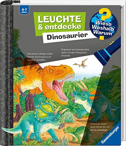 Wieso? Weshalb? Warum? Leuchte und entdecke: Dinosaurier (Taschenlampen-Buch mit Folien und Klappen) (Wieso? Weshalb? Warum? Leuchte & entdecke)