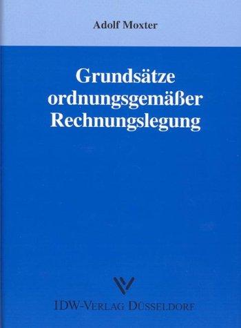 Grundsätze ordnungsgemäßer Rechnungslegung