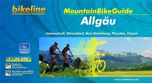 bikeline MountainbikeGuide Allgäu: Immenstadt, Oberstdorf, Bad Hindelang, Pfronten, Füssen, 750 km, 1:35.000, 750 km, wetterfest/reißfest, GPS-Tracks-Download