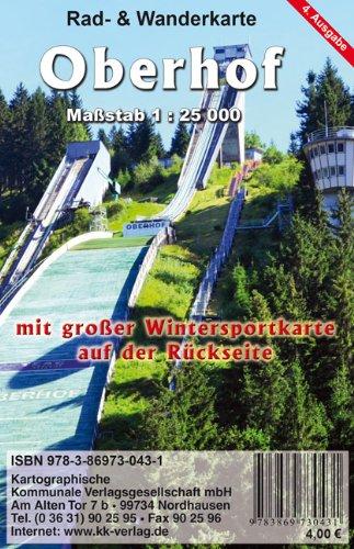 Oberhof: Rad- und Wanderkarte + Wintersportkarte