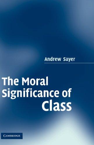 The Moral Significance of Class (Secondary Course)