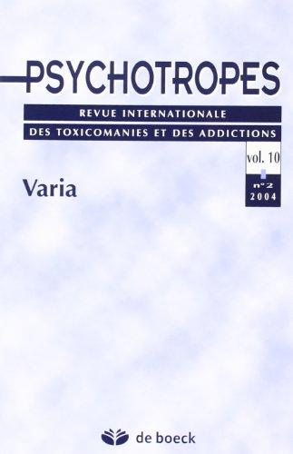 Psychotropes, n° 2 (2004)