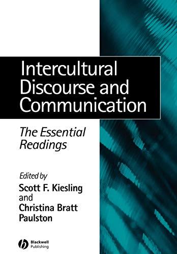 Intercultural Discourse and Communication: The Essential Readings (Linguistics)