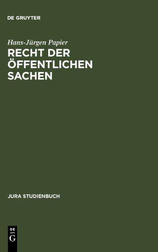 Recht der öffentlichen Sachen (Jura Studienbuch)