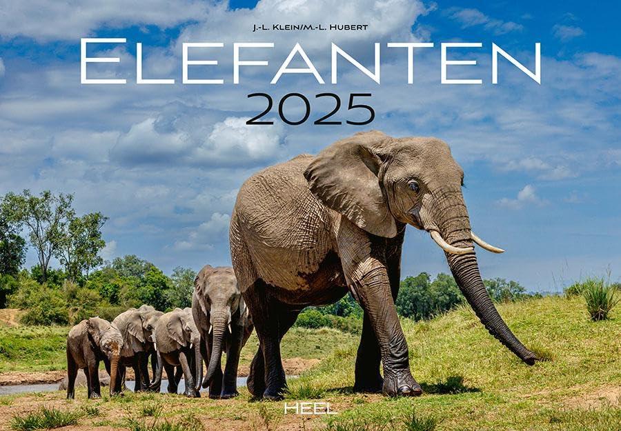 Elefanten Kalender 2025: Einfühlsame Fotografien der sanften Riesen Afrikas