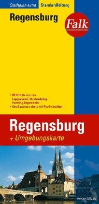 Falk Stadtplan Extra Standardfaltung Regensburg