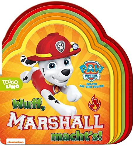 PAW Patrol: PAW Patrol: Wuff, Marshall macht's!: Pappenbuch mit dem Feuerwehrhund | (ab 3 Jahren)