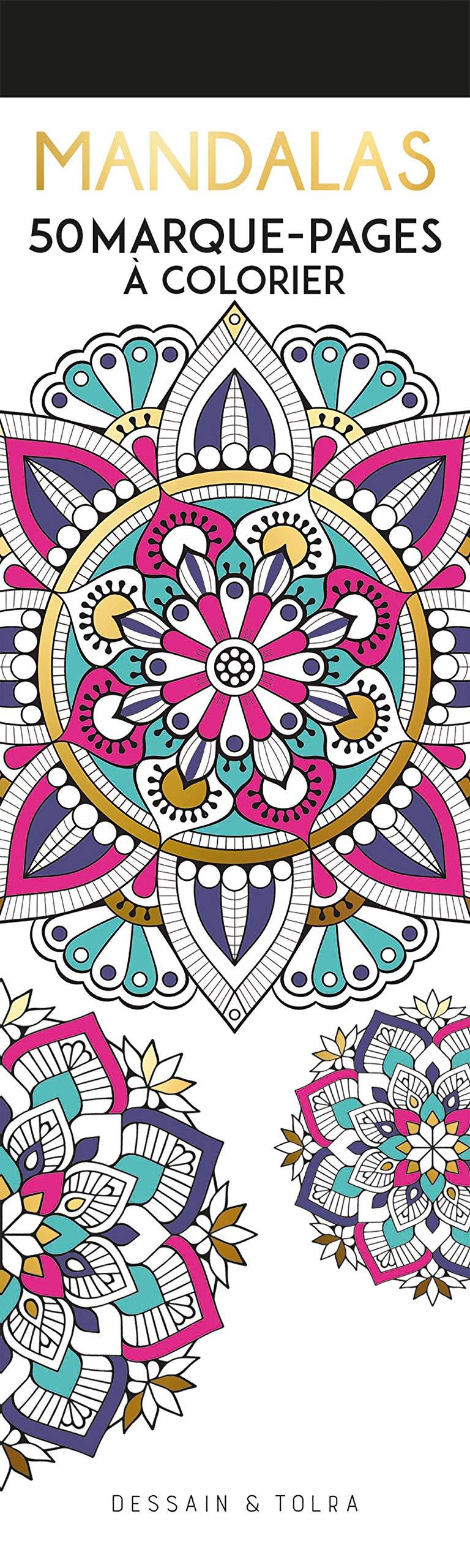 Mandalas : 50 marque-pages à colorier