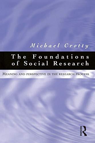 Foundations of Social Research: Meaning and Perspective in the Research Process (Social Research Practice)