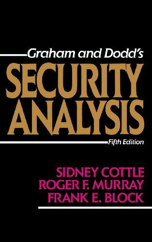 Security Analysis: Fifth Edition (Graham and Dodd's Security Analysis, 5th ed)