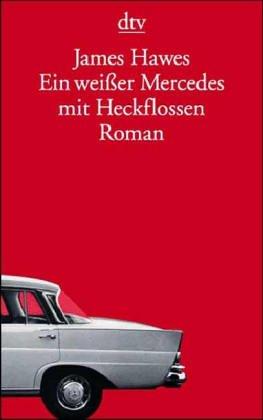 Ein weißer Mercedes mit Heckflossen