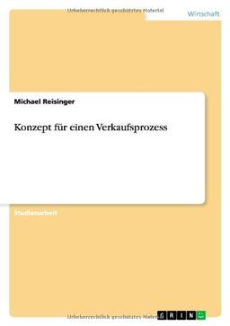 Konzept für einen Verkaufsprozess