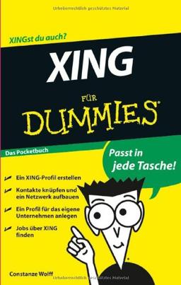 Xing für Dummies Das Pocketbuch