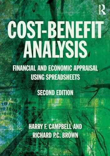 Cost-Benefit Analysis: Financial and Economic Appraisal Using Spreadsheets